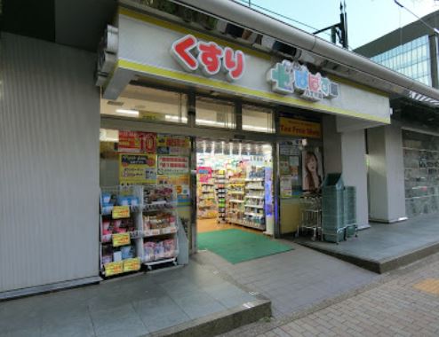 ドラックストア　どらっぐぱぱす八丁堀店（ドラッグストア）まで253m