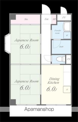 ドムール三国の間取り写真