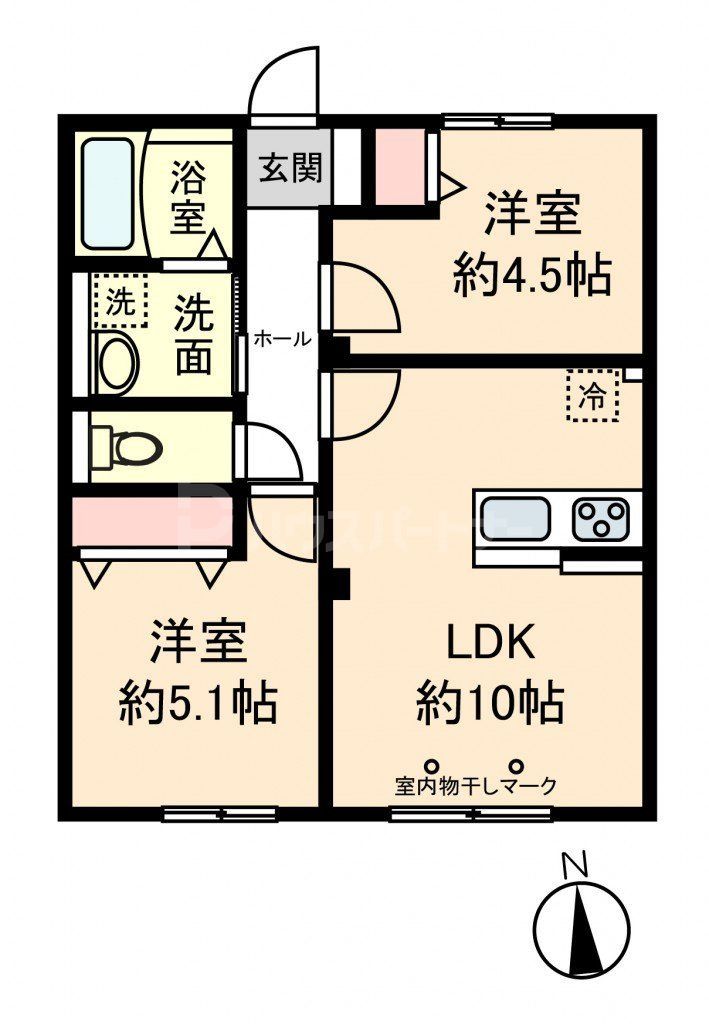 Maison de Palm 北鹿浜 IIIの間取り写真