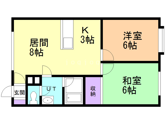 コーポリンの間取り