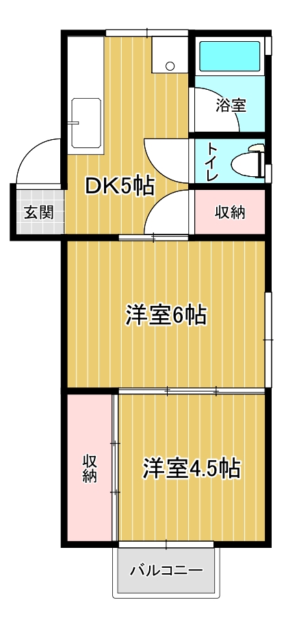 コーポ清明の間取り