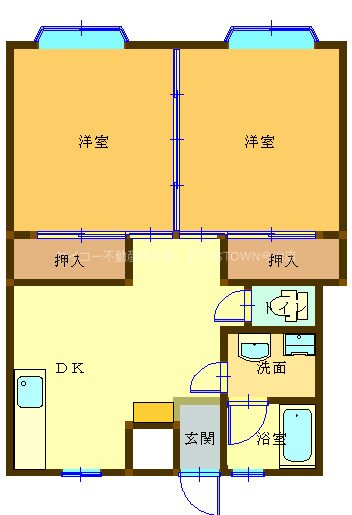 レガロ蔵敷の間取り