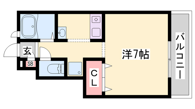 神戸市西区押部谷町福住のアパートの間取り