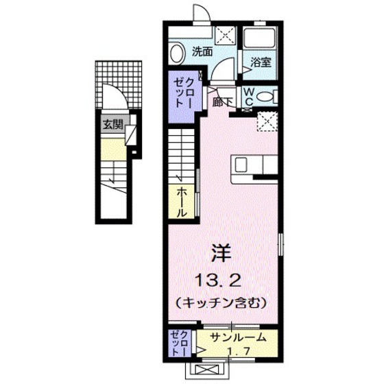 エクラ２２の間取り