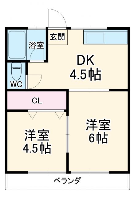 サンコーポ橋本の間取り