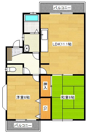 パーシモンハウスの間取り