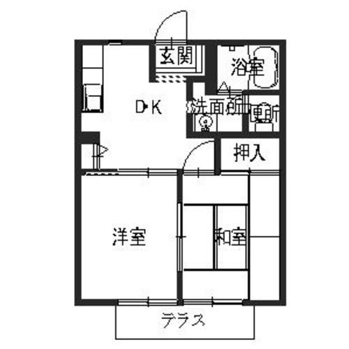 コーポ・エクセレント３の間取り