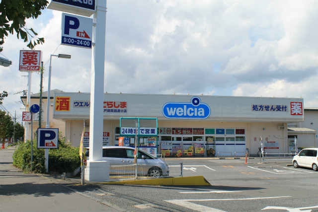 【水戸市千波町のマンションのドラックストア】