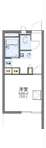 レオパレスいけざわＢの間取り