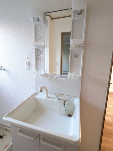 【フラットガーデンの洗面設備】