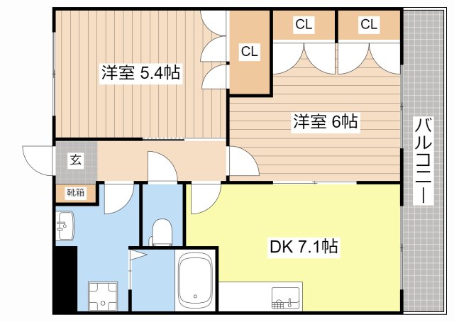 クオリティパレスの間取り