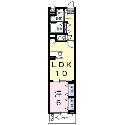 Ｐａｒｋ　ｓｉｄｅ　ケヤキIIの間取り