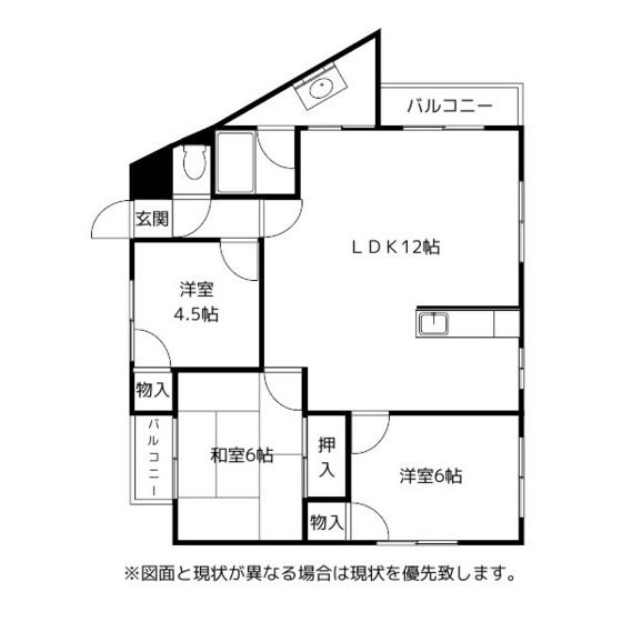 ファミーユ呉羽の間取り