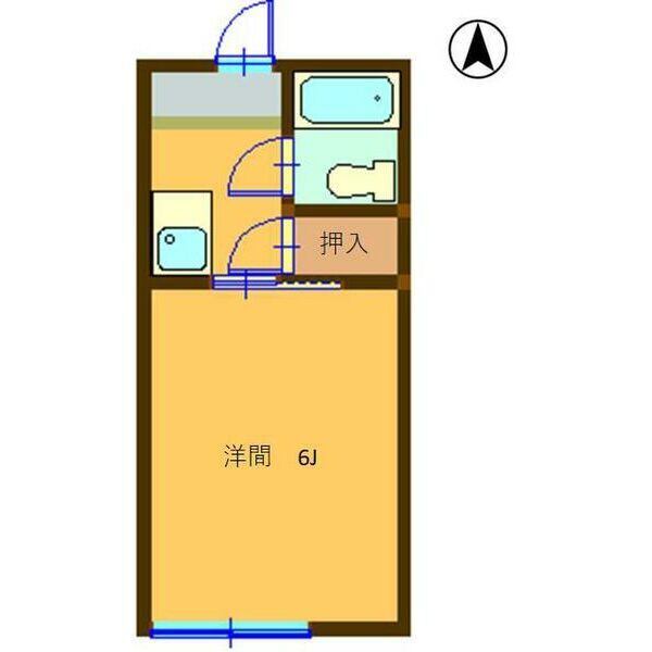 マンション宮西の間取り