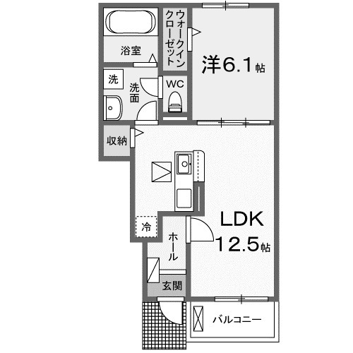 比企郡小川町大字腰越のアパートの間取り