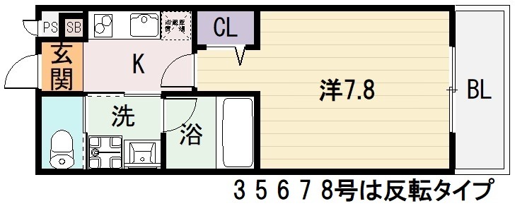 Blindalley東本町の間取り