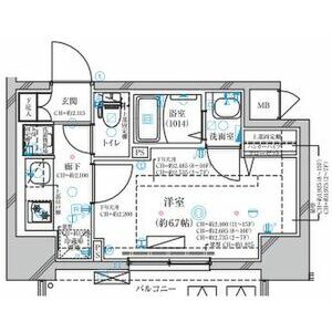 ディアレイシャス今池の間取り