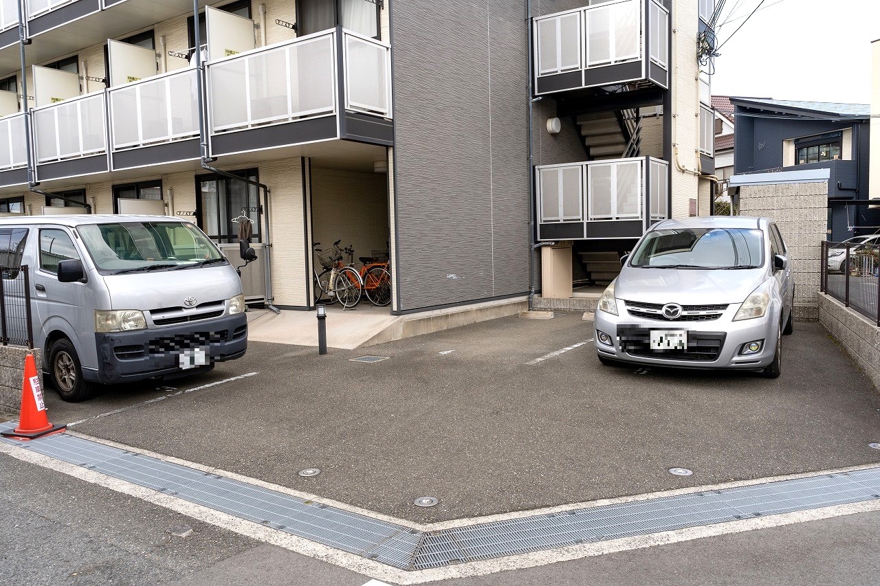 駐車場　駐車場枠5台有ります！空き確認はお問い合わせください☆