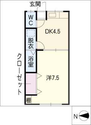 ハイツ今北の間取り