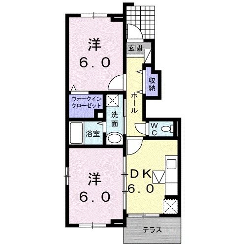 アプローズ　岩山の間取り