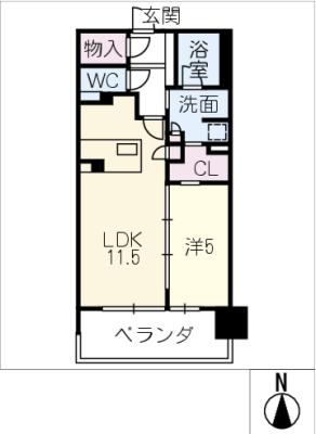 ローレルアイ名駅東の間取り