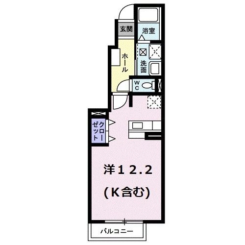 【カレント沖野上の間取り】