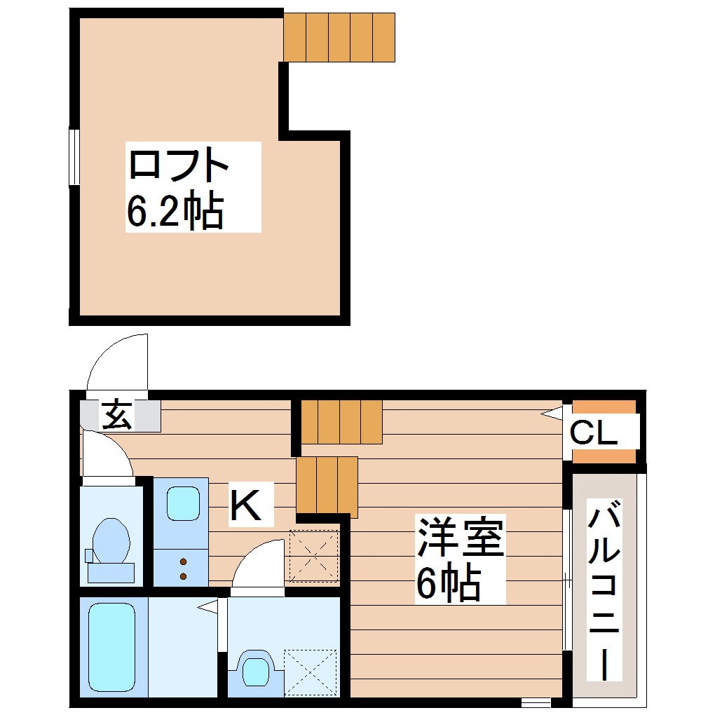 アゼリア八本松の間取り