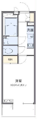 レオパレスエクセランの間取り