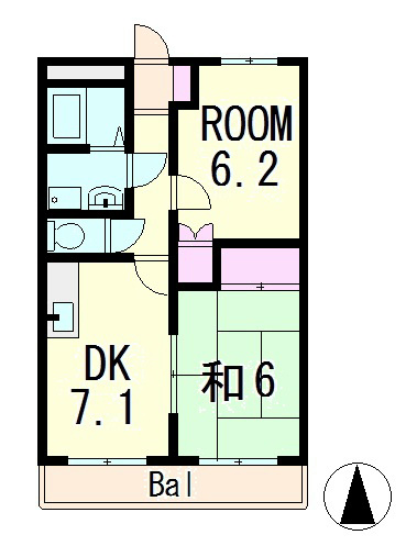 グランディール・中野の間取り