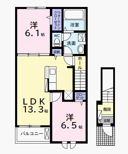 ノイ・トラウムの間取り