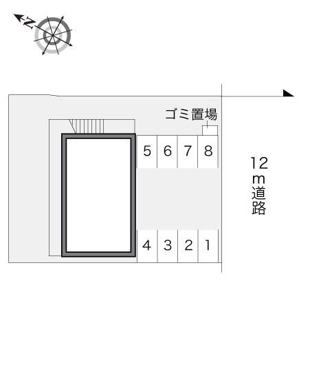 【レオパレスＨＯＳＨＩＮＯの駐車場】