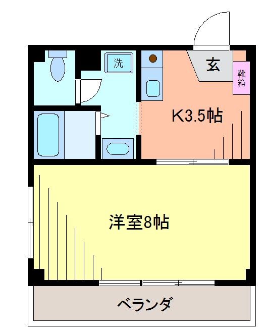 メゾンドヴェルテ柏の間取り