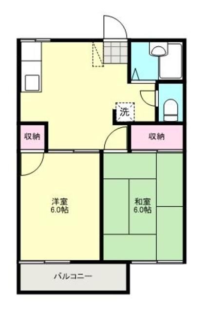 入間郡三芳町大字藤久保のアパートの間取り