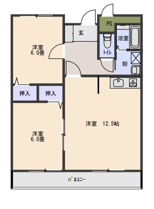 グリーンアイ末広の間取り