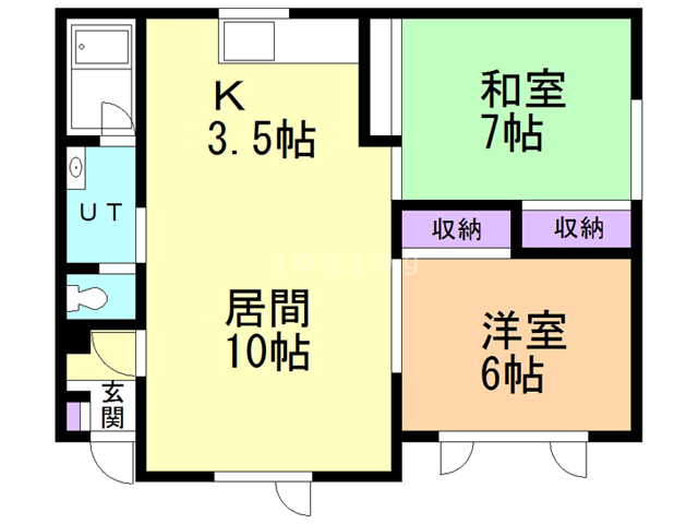 フジハイツの間取り