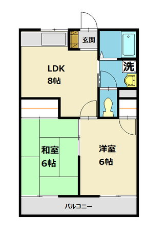 コトブキマンションの間取り