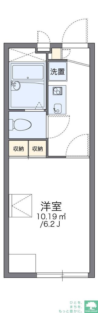 大田区東雪谷のアパートの間取り