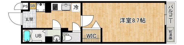 所沢市小手指町のアパートの間取り