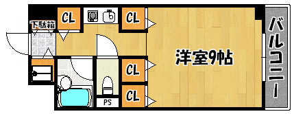 神戸市西区玉津町今津のマンションの間取り