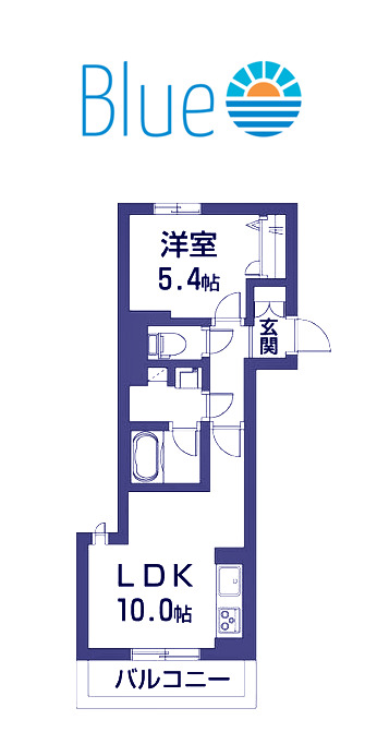 鎌倉市坂ノ下のマンションの間取り