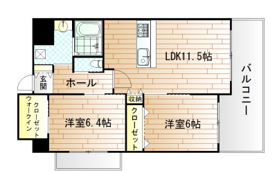 ベルステージ須賀町の間取り