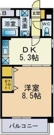 アドラブール干隈の間取り