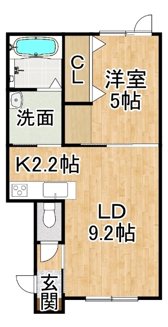 仮）西４南１９ＡＰの間取り