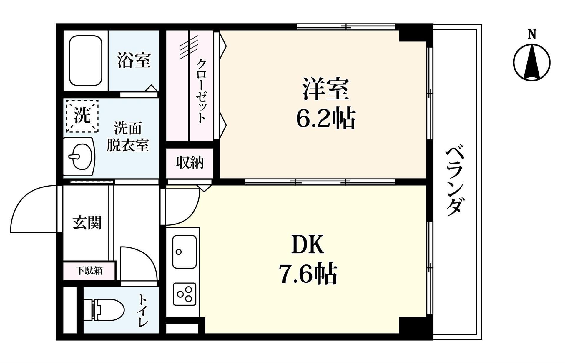 シンフォニィ 駅前中央の間取り