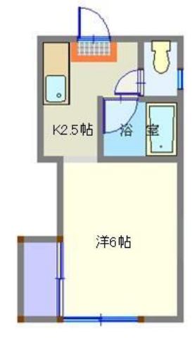 ペレオ河原町の間取り