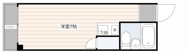 広島市中区舟入中町のマンションの間取り