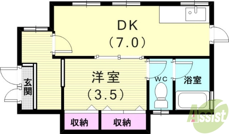 GRANPIA　COURT塩屋の間取り