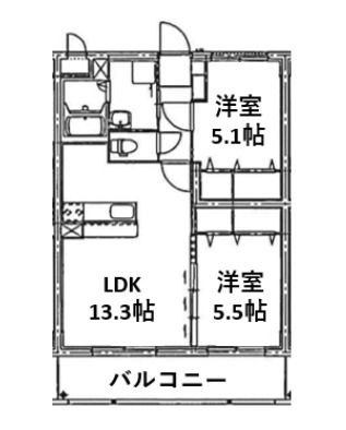 ゼニス森町の間取り