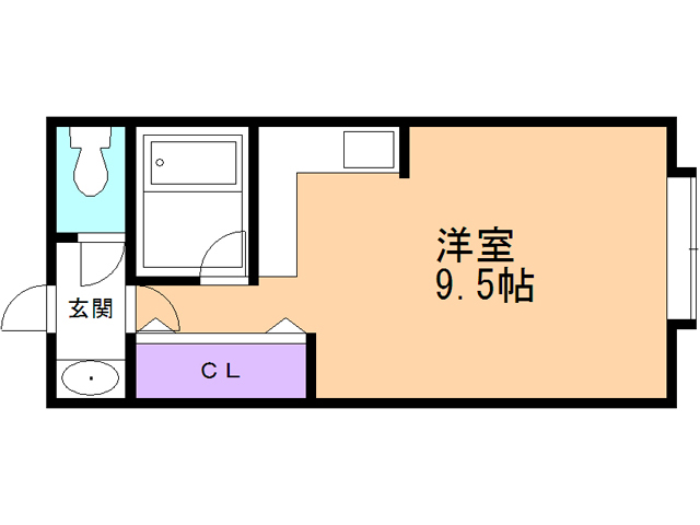 Ｌ　オレンジコートの間取り