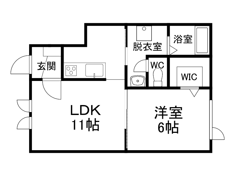 レジデンス・アイ壱号館の間取り